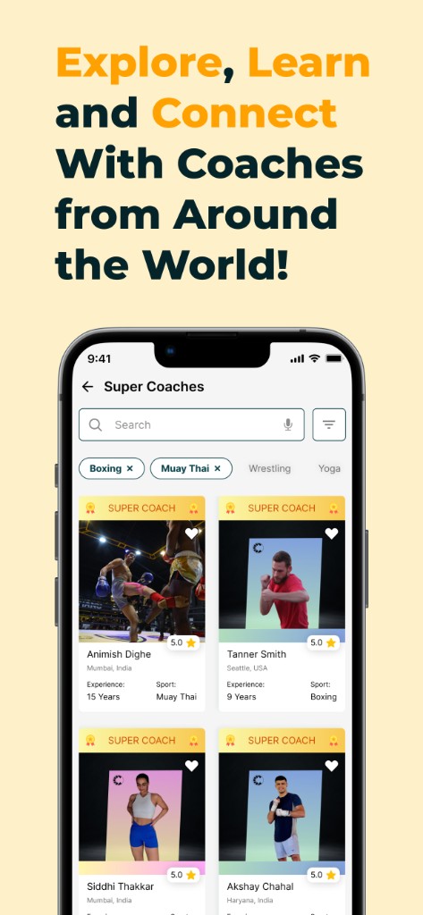 SportsCove verified coaches on live video